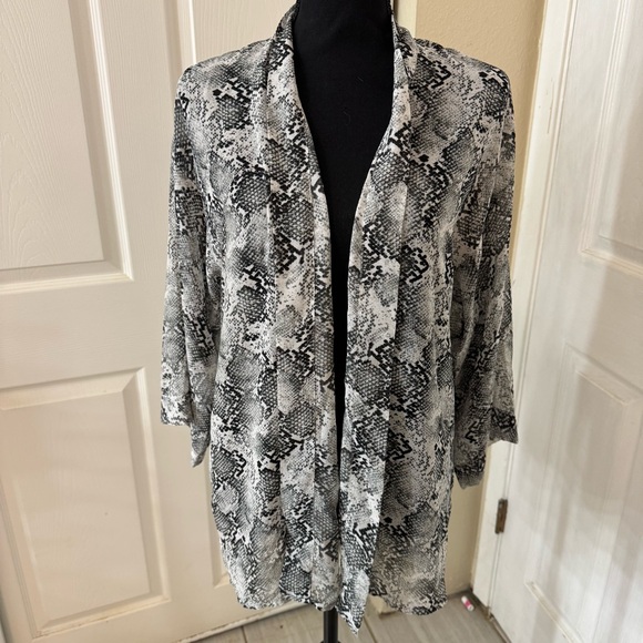 H&M Snake Print Open Cardigan - Picture 1 of 7